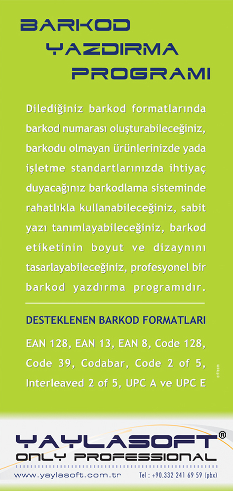 YAYLASOFT_Barkod Yazdırma Programı Broşürü